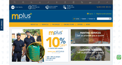 Desktop Screenshot of mplus.ae