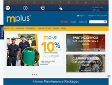 Tablet Screenshot of mplus.ae