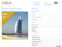 Tablet Screenshot of dubai.mplus.ae